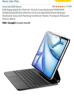 ESR keyboard case - ipad air 13inch